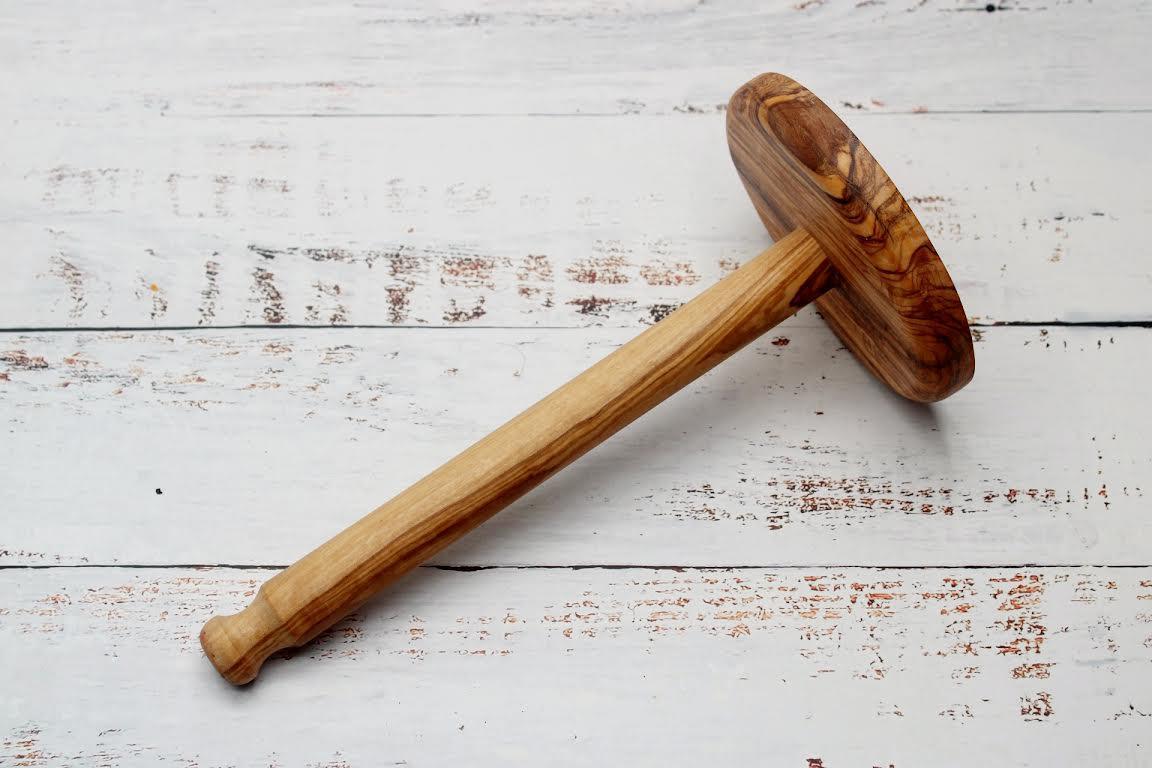 Olive Wood Kitchen Paper Roll Holder , Rustic Charm for Your Kitchen - DAGDEGshop