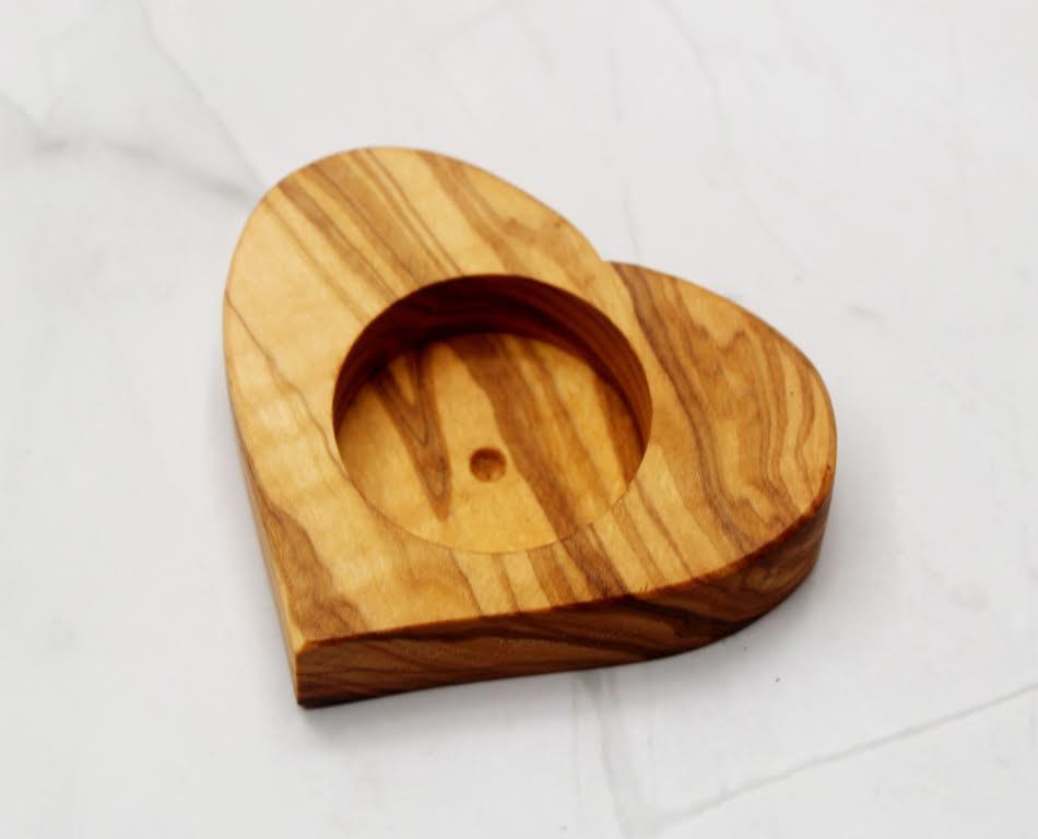 Olive Wood Tealight Holder | Exquisite Gift for Someone Special - DAGDEGshop