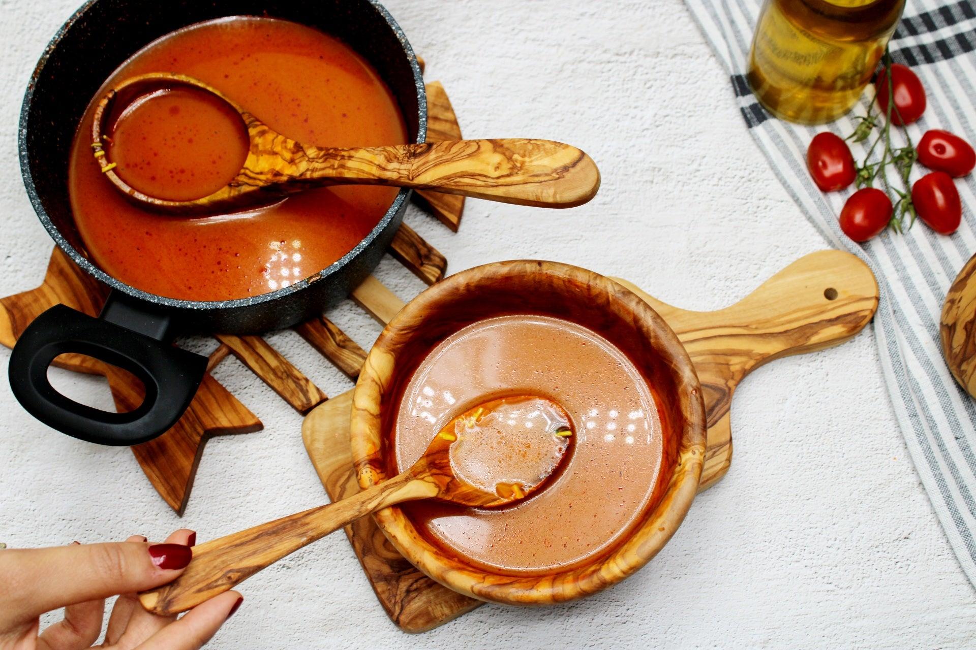 Olive Wood Soup Ladle - DAGDEGshop