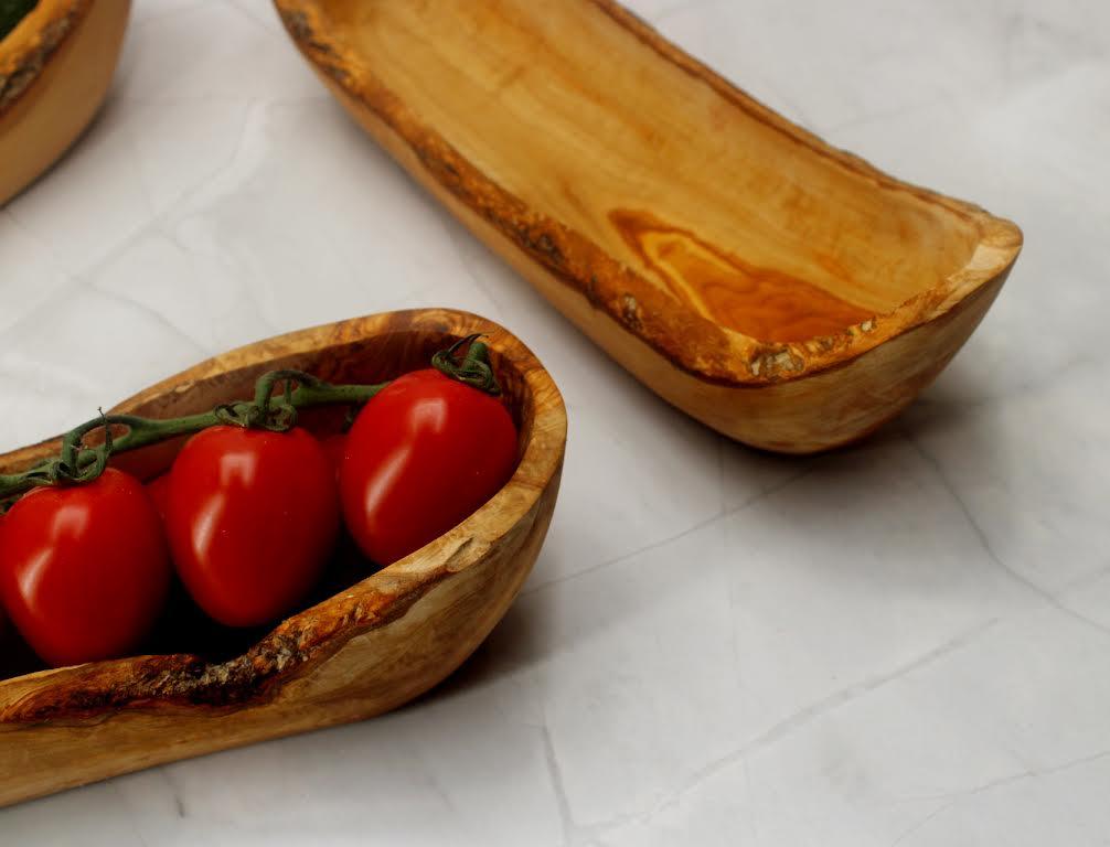 Handmade Olive wood Bread | fruit serving basket - DAGDEGshop