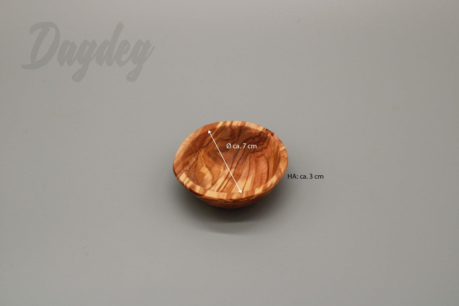 Olive Wood Mini Bowls 7cm - DAGDEGshop