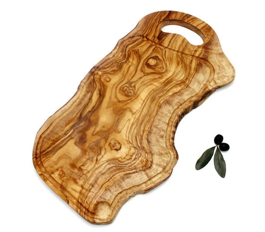 Olive Wood Cutting Board with Juice Groove | Steak Lovers - DAGDEGshop