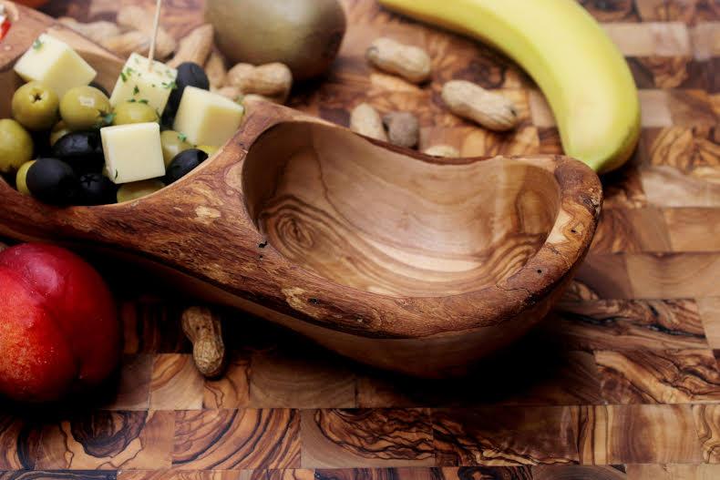 3 Compartment Olive Wood Bowl - DAGDEGshop