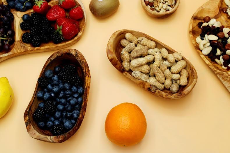 Handcrafted Olive Wood Snack Bowl | Eco-Friendly Serving Dish for Appetizers & Nuts - DAGDEGshop