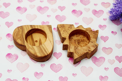 Olive Wood Tealight Holder | Exquisite Gift for Someone Special - DAGDEGshop