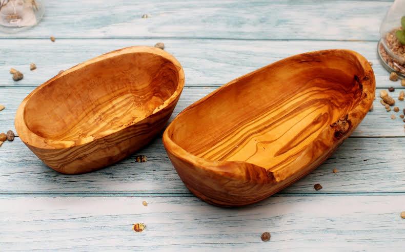 Handcrafted Olive Wood Snack Bowl | Eco-Friendly Serving Dish for Appetizers & Nuts - DAGDEGshop