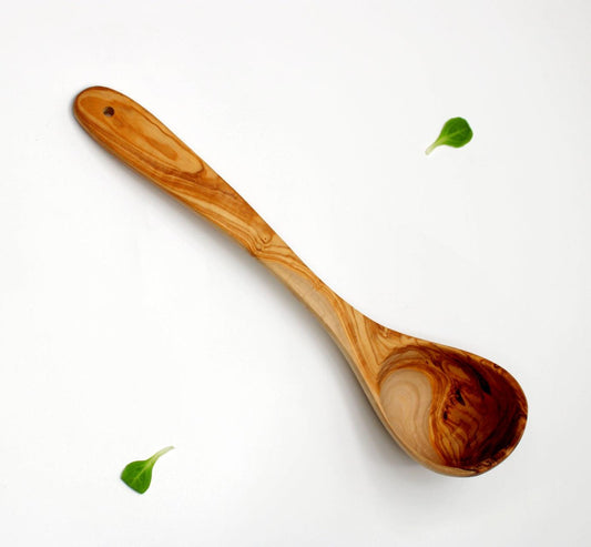 Olive Wood Soup Ladle - DAGDEGshop