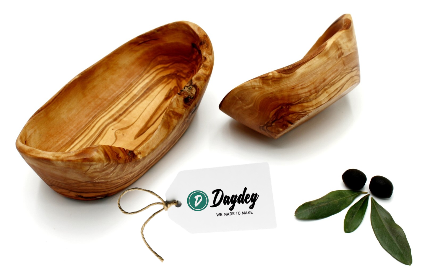 Handcrafted Olive Wood Snack Bowl | Eco-Friendly Serving Dish for Appetizers & Nuts - DAGDEGshop