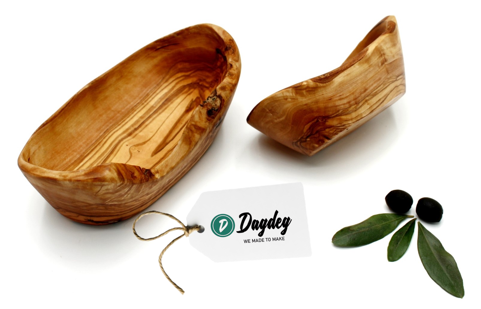 Handcrafted Olive Wood Snack Bowl | Eco-Friendly Serving Dish for Appetizers & Nuts - DAGDEGshop